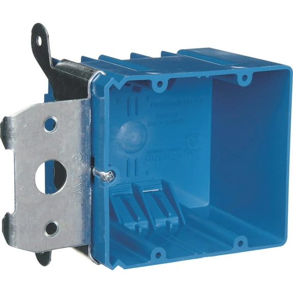 Carlon PVC Wall Box with Adjustable Bracket - Pack of 2