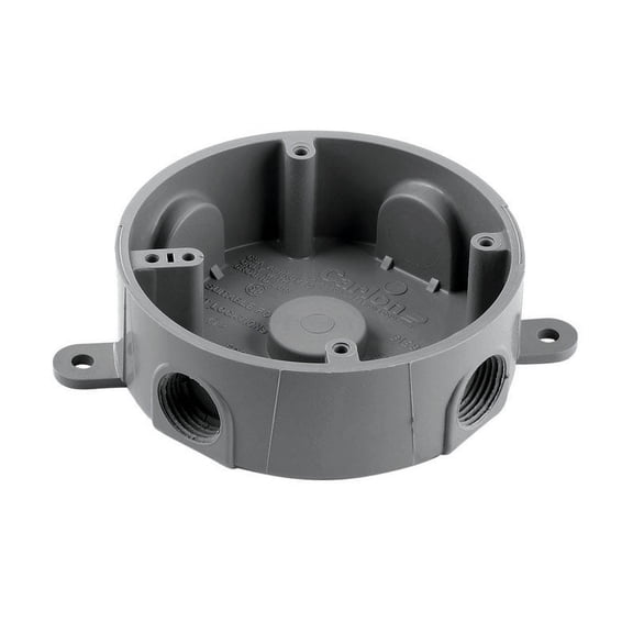 Carlon E365DR T-Box, 5 -Outlet, PVC