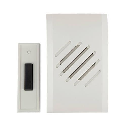 Carlon Rc373D White Plastic Wireless Door Chime Kit