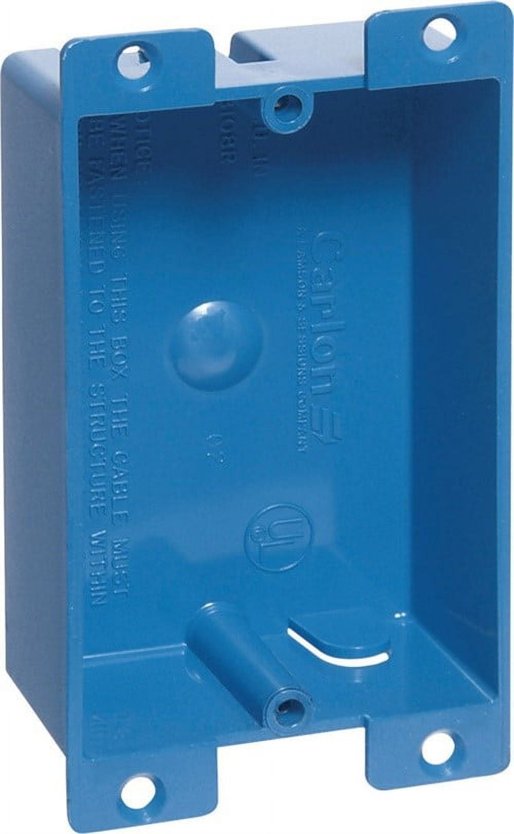 Carlon 1-Gang PVC Molded Old Work Switch Box B108RUPC