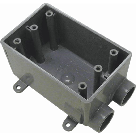Carlon Rigid Non-Metallic Dead-End Termination Wall Box - Pack of 4
