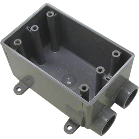 Carlon Rigid Non-Metallic Dead-End Termination Wall Box - Single Pack