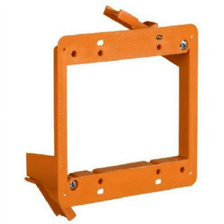 Carlon SC200RR Outlet Box Low Voltage Bracket, Backless, 2 Gang, 4
