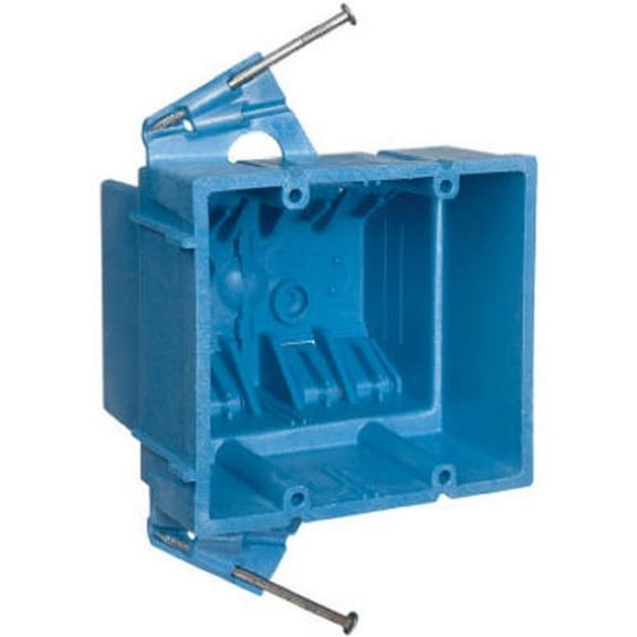 Carlon SuperBlue 2-Gang Thermoplastic Molded Wall Box BH235A