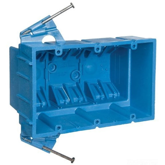 Carlon SuperBlue 3-Gang Thermoplastic Molded Wall Box BH353A