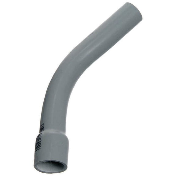 Carlon UA7ALBR Standard Radius Conduit Elbow, 45 deg, 3 in Rigid, Bell, SCH 40, PVC per 3 EA