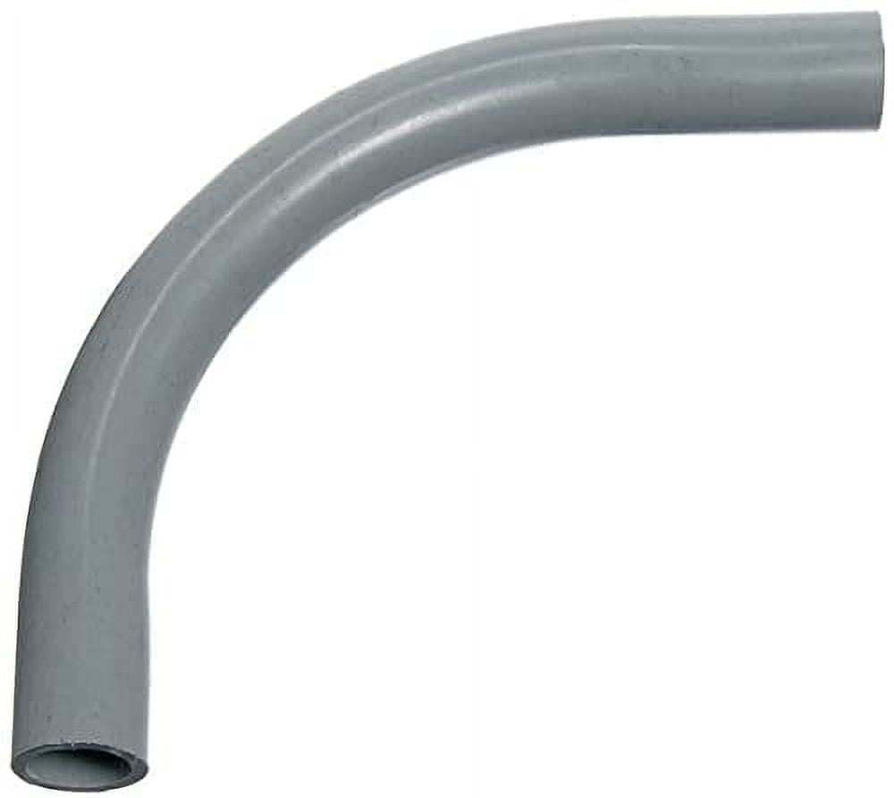 Carlon UA9FL 3 Inch PVC Elbow, Schedule 40, 90 Degree with 36 Inch Bend Radius, Plain End, Electrical Conduit Fitting for Commerical and Residential Applications