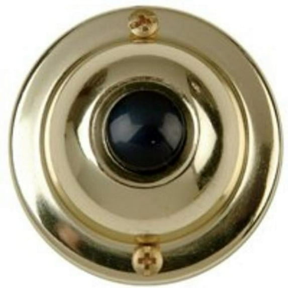 Carlon Wired Door Bell Pushbuttons for Doorbells and Chimes, Brass
