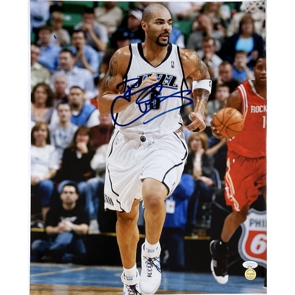 Carlos Boozer Signed Autographed 16x20 Photo JSA Authentication Utah Jazz