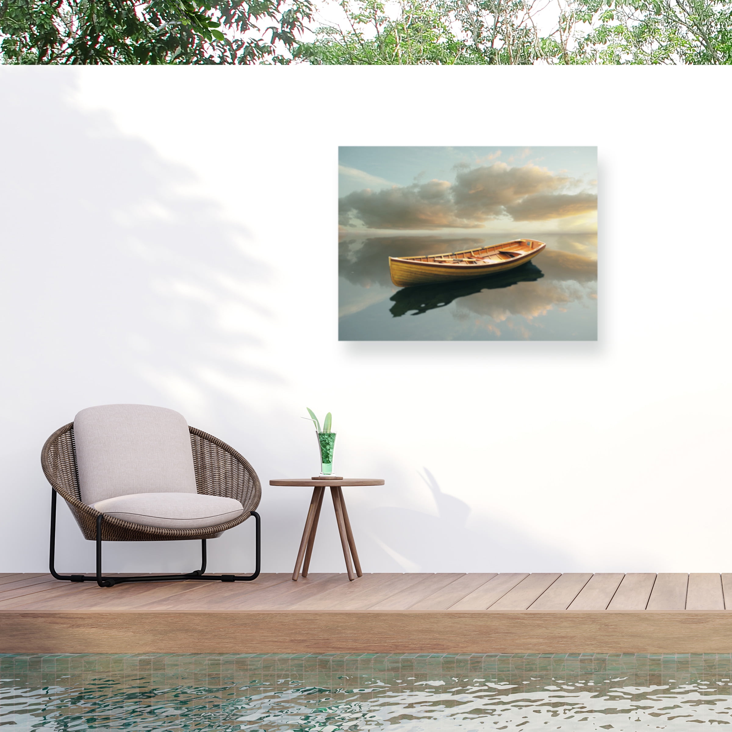 Carlos Casamayor 'Time Out 2' Outdoor Canvas 18x24