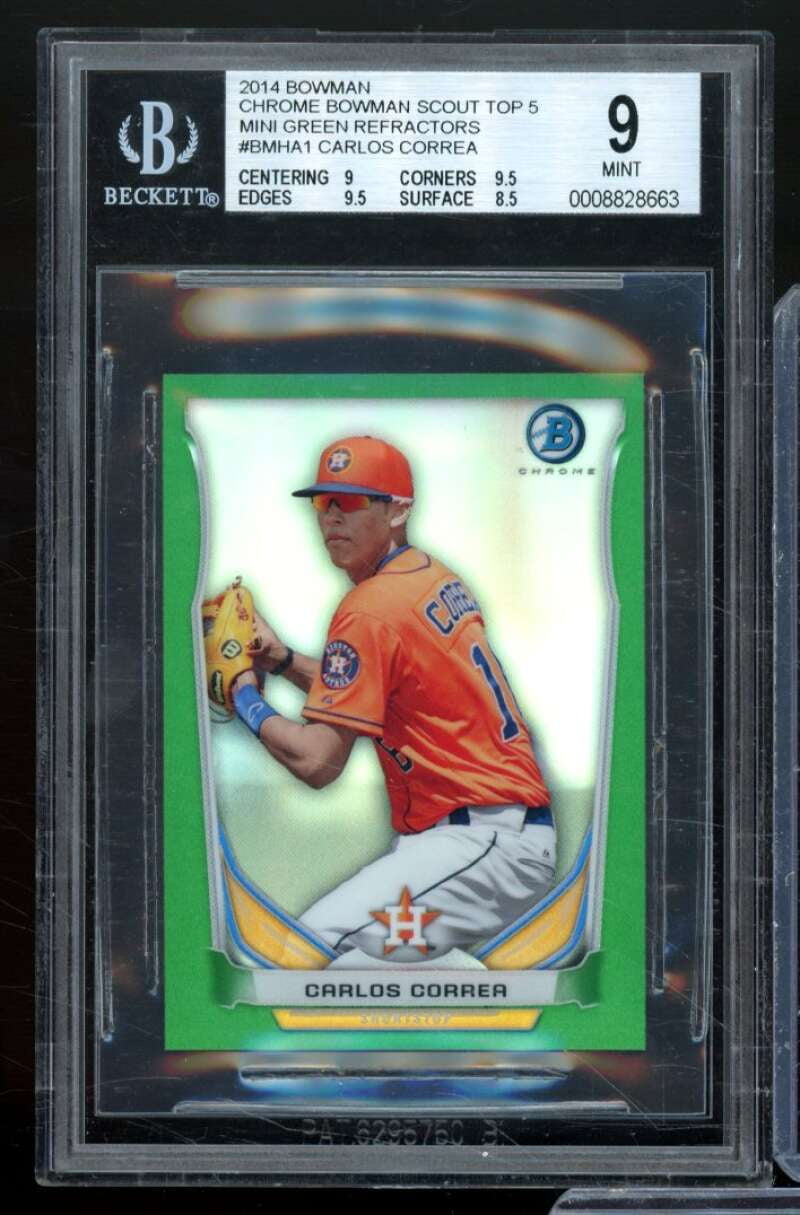 その他 CARLOS CORREA bowman refractor auto Carlos Correa Baseball Sports Trading Cards & Accessories