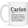 Carlos Definition Mug, Carlos Coffee Mug, Gift For Carlos, 11oz Cup