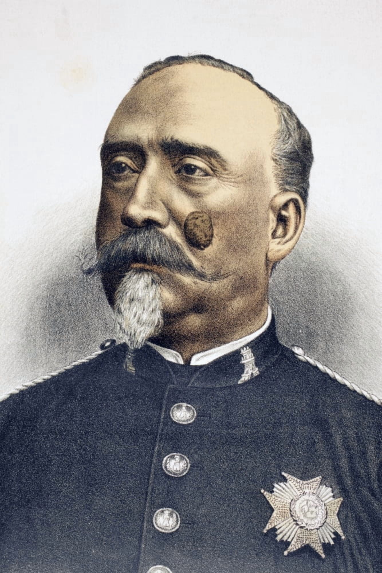 Carlos Ibez E Ibez De Ibero Born 1825 Died 1891 Spanish Field Marshal From Album Artistico Published Circa 1890 Canvas Art - Ken Welsh  Design Pics (24 x 36)