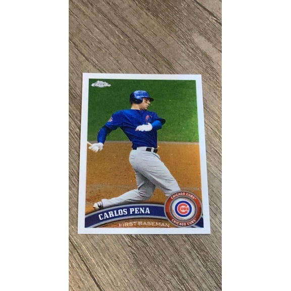 Carlos Pena MLB Chicago Cubs 2011 Topps Chrome 112 trading card