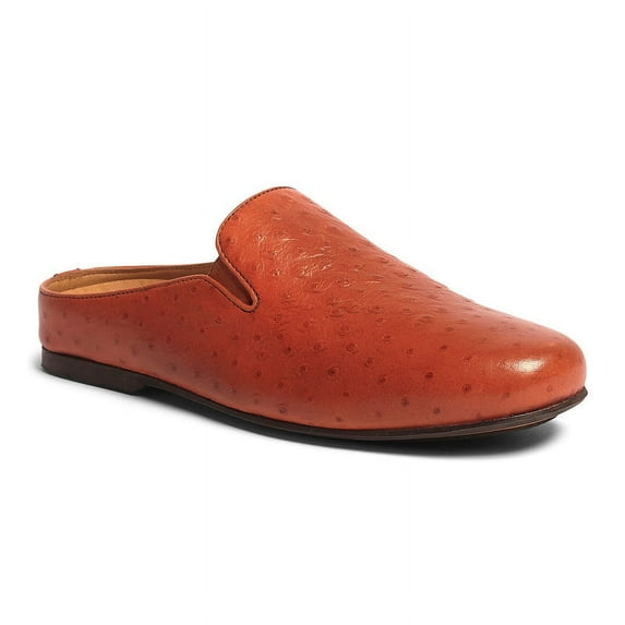 Carlos Santana Achilles Leather Mules for Men | Easy Slip-in Construction | Leather Footbed | Durable Rubber Outsole