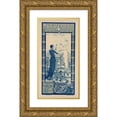 thumbnail image 1 of Carlos Schwabe 9x14 Gold Ornate Wood Frame and Double Matted Museum Art Print Titled - Rose Croix Salon (1897), 1 of 4