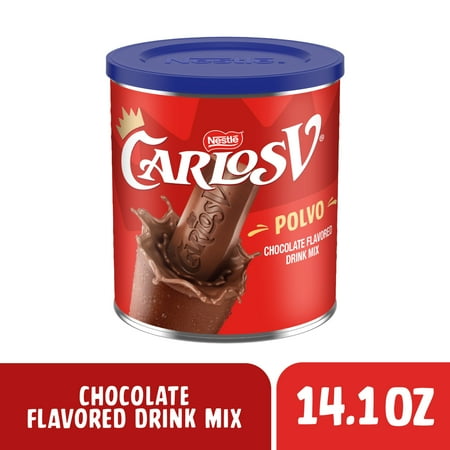 Carlos V Chocolate Flavored Powder Drink Mix, 16 Total Servings 14.1 oz
