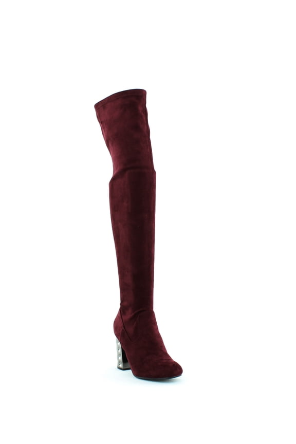 Carlos by Carlos Santana | Quantum Over-The-Knee Boots | Malbec