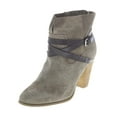 thumbnail image 1 of Carlos by Carlos Santana Womens Miles Suede Ankle Boots Taupe 9 Medium (B,M), 1 of 2