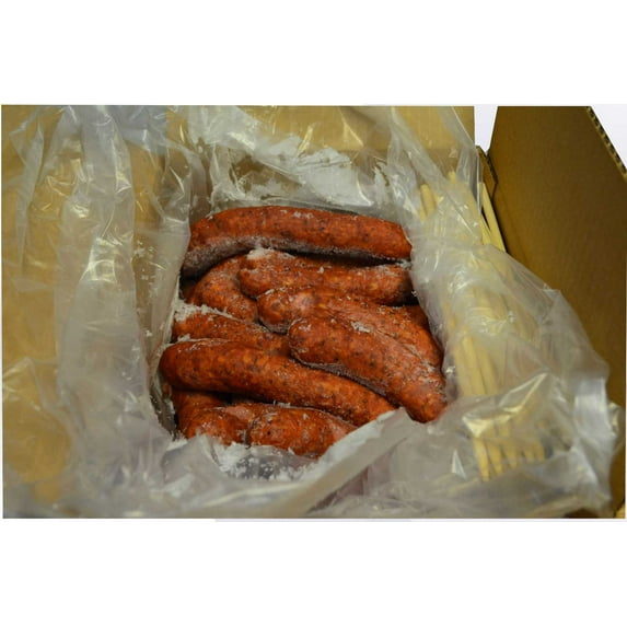 Carls Pork and Beef Smoked Sausage Rope, 10 Pound -- 1 each.