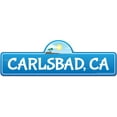 thumbnail image 1 of Carlsbad CA California Beach Street Sign | Indoor/Outdoor | Surfer Ocean Lover Décor For Beach House Garages Living Rooms Bedroom | Signmission Personalized Gift, 1 of 5