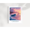 Carlsbad California Coastal Sunset Surf Wall Art Print, Travel Home ...