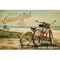 thumbnail image 1 of Carlsbad, California, Life is a Beautiful Ride (9x12 Wall Art Print, Home Decor), 1 of 3