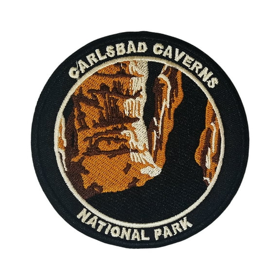 Carlsbad Caverns National Park Embroidered Patch Iron/Sew-On Applique Souvenir