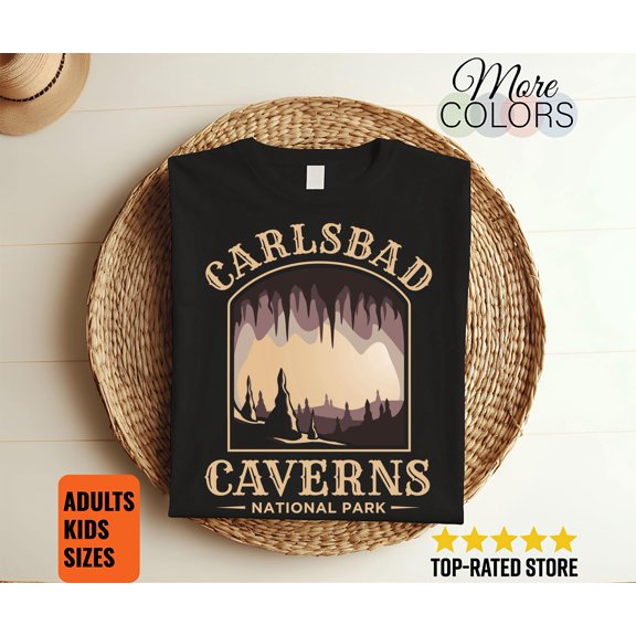 Carlsbad Caverns National Park US Vintage T-Shirt, USA New Mexico Chihuahuan Desert Parks Lover Gifts, Adventure Outdoors, Camping Hiking,