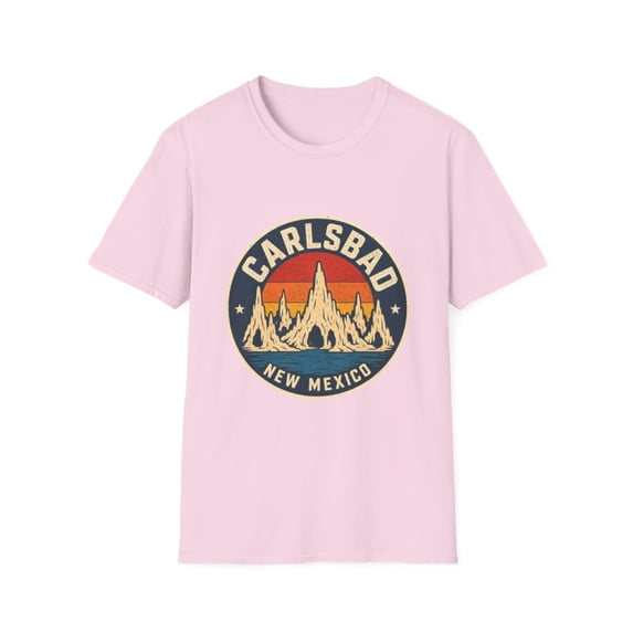 Carlsbad Caverns New Mexico Vintage Badge Graphic T-Shirt - Walmart.com
