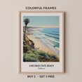 Carlsbad State Beach Wall Art Print, California Decor - Walmart.com