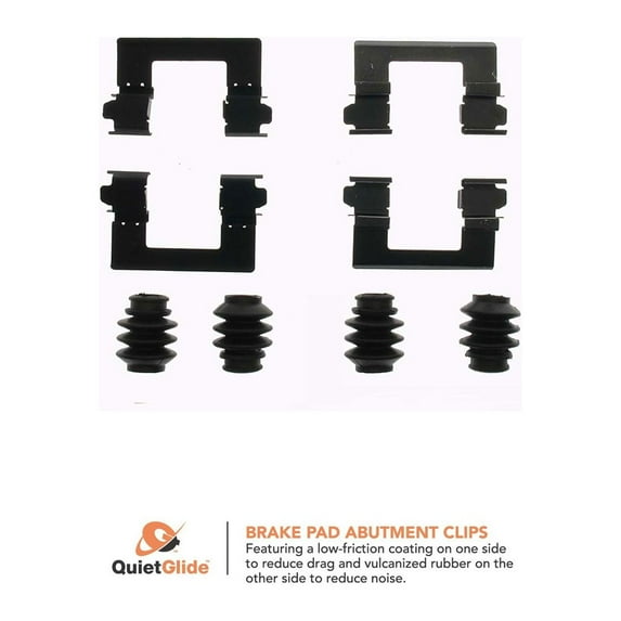 Carlson 13496Q Front Disc Brake Hardware Kit