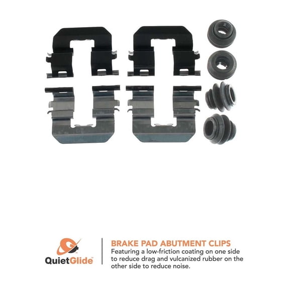 Carlson 13565Q Rear Disc Brake Hardware Kit