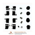thumbnail image 1 of Carlson 13571Q Rear Disc Brake Hardware Kit, 1 of 3