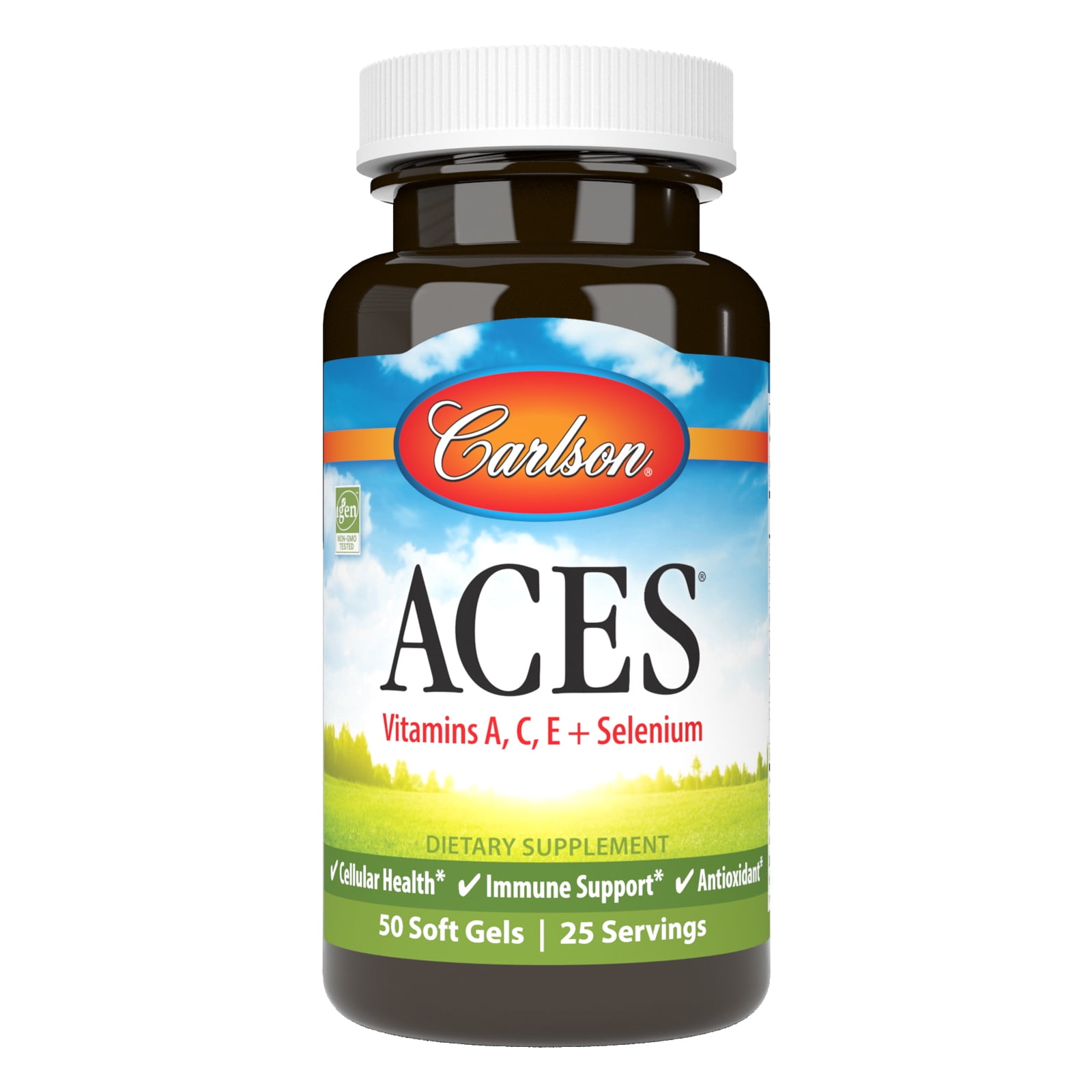 Carlson ACES, Vitamins A, C, E Selenium, 50 Soft Jamaica | Ubuy
