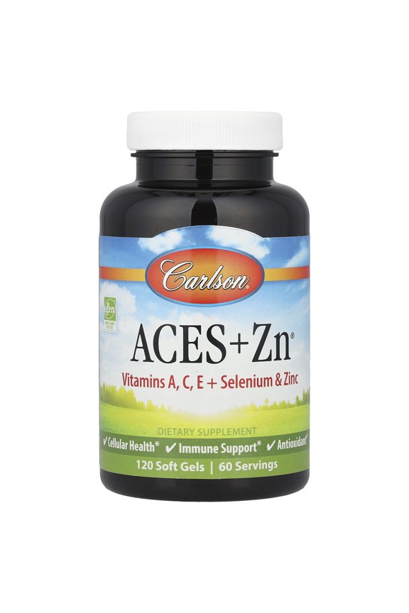 Carlson Laboratories Aces + Zn Antioxidants 120 Softgel