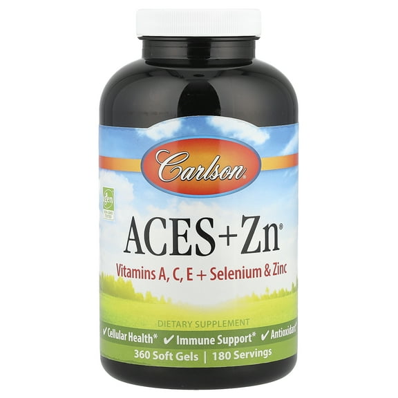 Carlson Laboratories Aces + Zn Antioxidants 360 Softgel