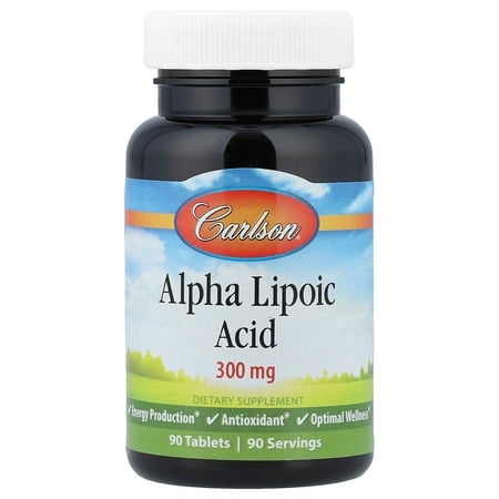 Carlson Alpha Lipoic Acid, 90 Tablets