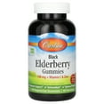 thumbnail image 1 of Carlson - Black Elderberry Gummies, 100 mg + Vitamin C and Zinc, Immune Support, Berry Flavor, 120 Gummies, 1 of 2