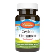 Carlson Ceylon Cinnamon, 45 Capsules 500 mg per Capsule