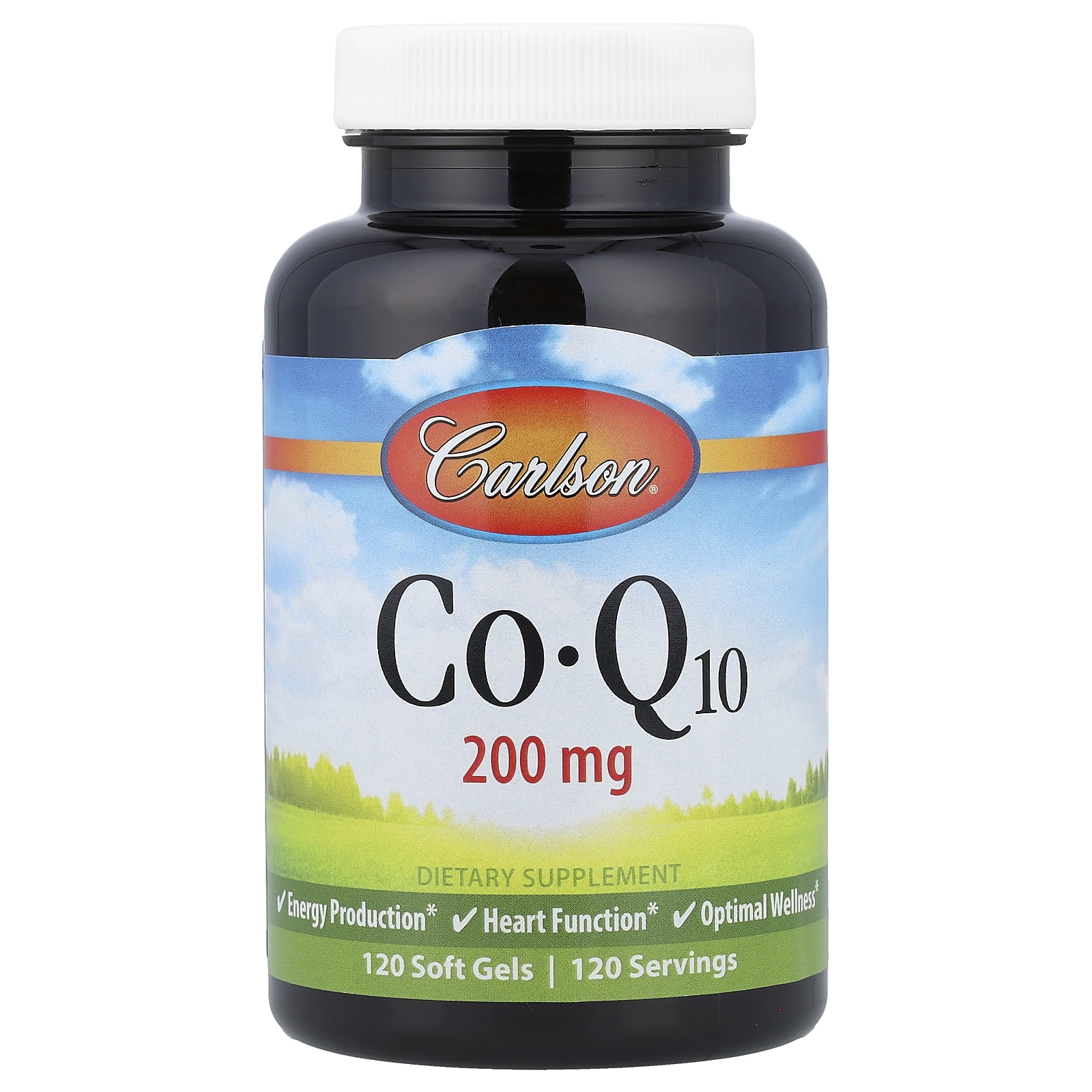 Carlson CoQ10, 200 mg, 120 Soft Gels