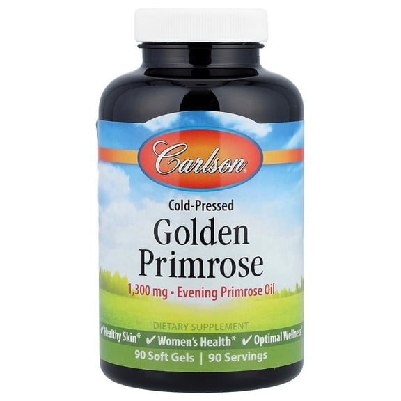 Carlson Cold-Pressed Golden Primrose, 90 Soft Gels