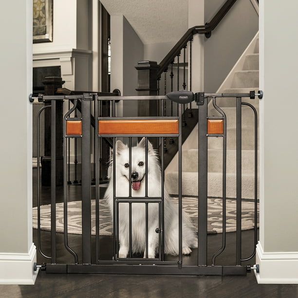 Carlson Design Studio Extra Wide Walk Thru Pet Gate With Door 29 42 Wide x 30 High Walmart Business Supplies