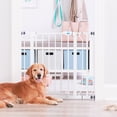 thumbnail image 1 of Carlson Extra Wide Pet Gate with Metal Frame and Small Pet Door, Adjustable for 29" to 36.5" Openings, Durable, 1 of 10