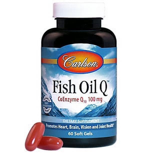 Carlson Fish Oil Q 100 Mg 60 sz