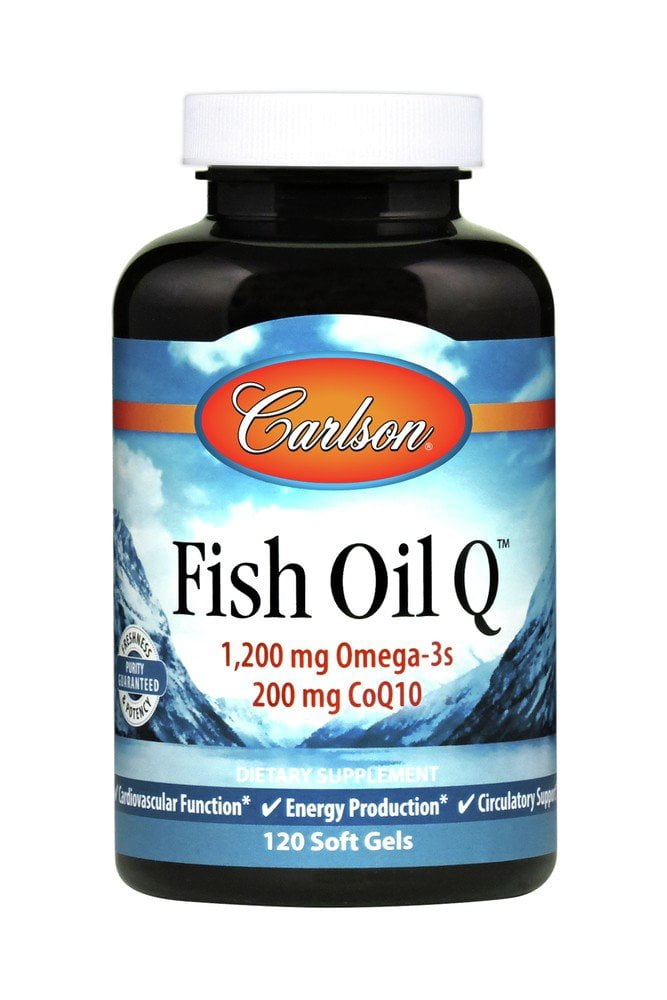 Carlson Laboratories Fish Oil Q 100 60 Softgel