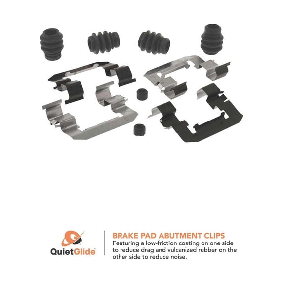 Carlson H5814Q Front Disc Brake Hardware Kit