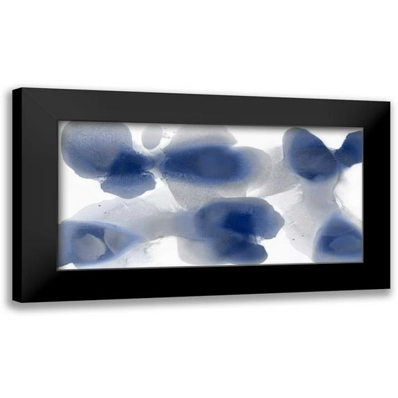 Carlson, Hannah 18x11 Black Modern Framed Museum Art Print Titled - Intrinsic in Indigo