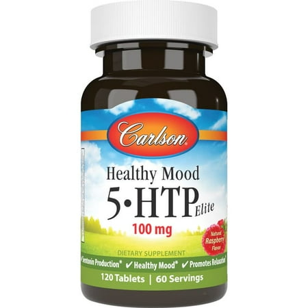 Carlson Healthy Mood 5-Htp Elite - Raspberry 100 mg 120 Tabs