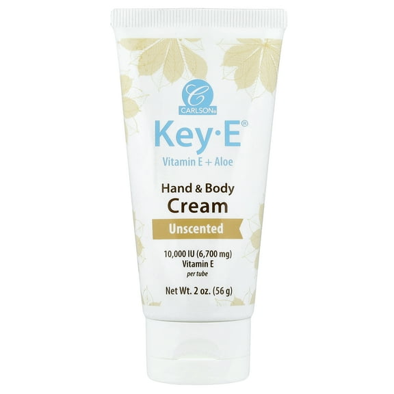Carlson Key-E, Hand & Body Cream, Unscented, 2 oz (56 g)